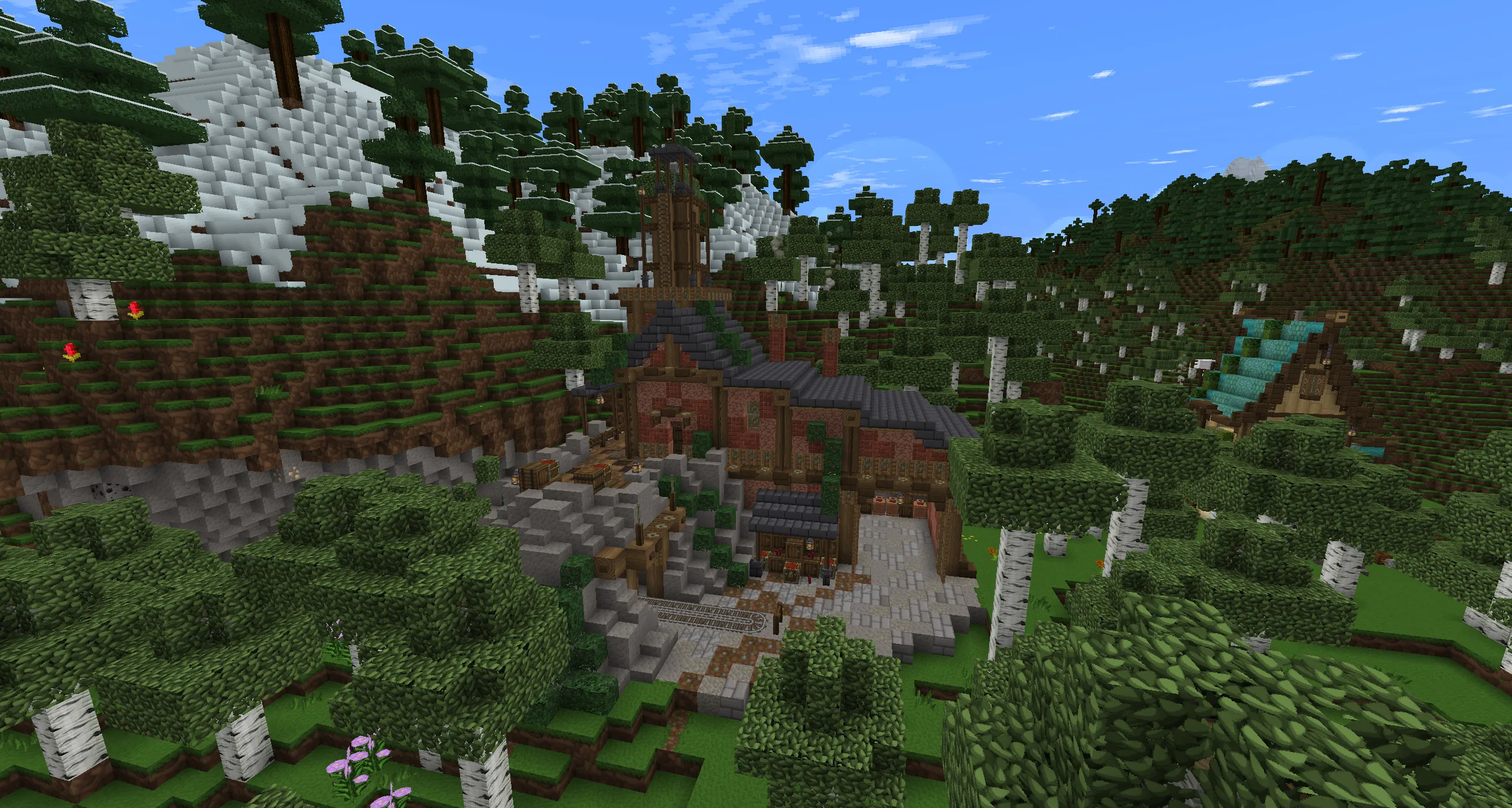 Der Schwarzfels-Eingang öffnet den Weg in die Tiefe ⛏️🪨